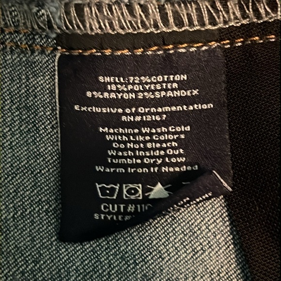 Indigo Poppy 4” Short Mid Rise NWT Size 4 - Picture 12 of 16